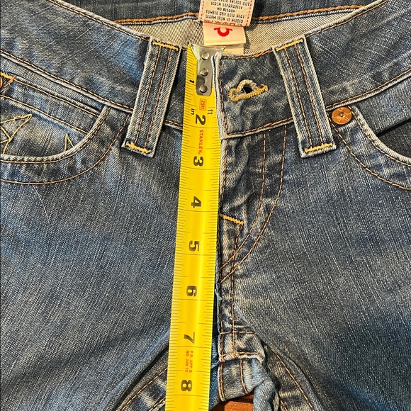 Vintage True Religion Joey Jeans - Low Rise Flare Twisted Leg - Size 26 - Picture 7 of 14